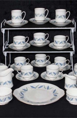 Royal Standard Trend Pattern Fine Bone China Tea Set , A 48 Piece Set , Service for Twelve
