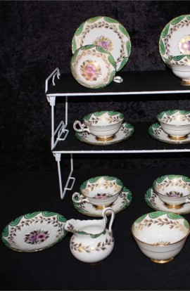 Royal Chelsea RCH51 Pattern Fine Bone China Vintage Tea Set , Creamer and Sugar Bowl