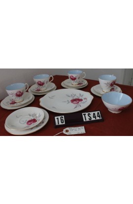 Royal Albert Charmaine Rose Pattern Fine Bone China Vintage Tea Set