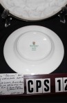 Waterford Fine Bone China Brocade Pattern WFCBRO , 2 Pieces , Salad and Dessert Plates , MFG Back Stamp