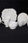 Royal Stafford Pattern 8171 Fine China Vintage Tea Set with Platter , Creamer and Sugar Bowl